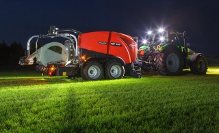 KUHN FBP 3135 rundballepresser med integreret indpakker