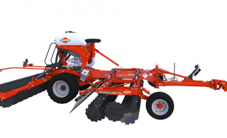 KUHN Optimer XL 5000 diskharve med KUHN SH 600 frøsåmaskine